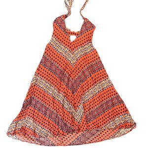Derek Heart Women’s Orange Bohemian BoHo Dress Size M
